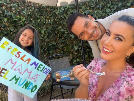 Mariazel Olle Casals's daughter Laia wished her on Mother's day.